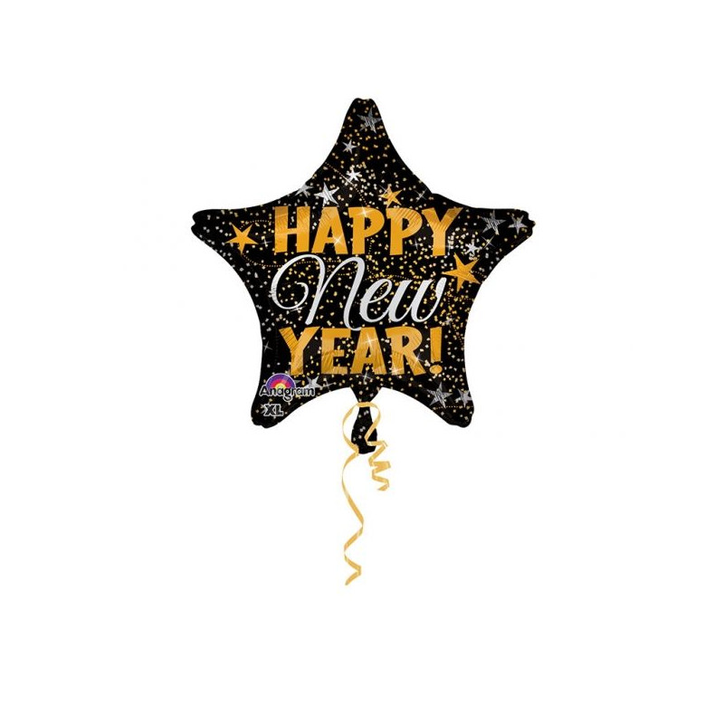 Globo fin de ano happy new year 45 cm 18