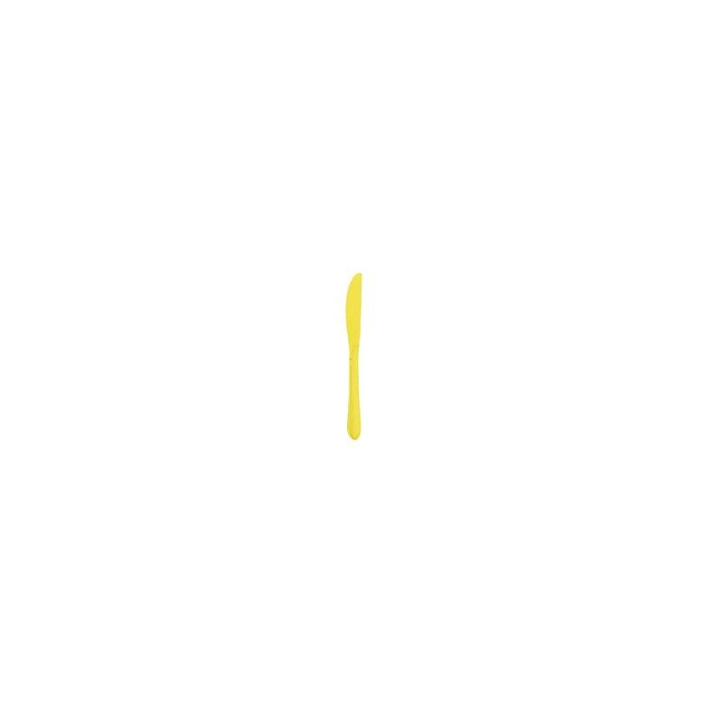Cuchillos amarillo 10 und