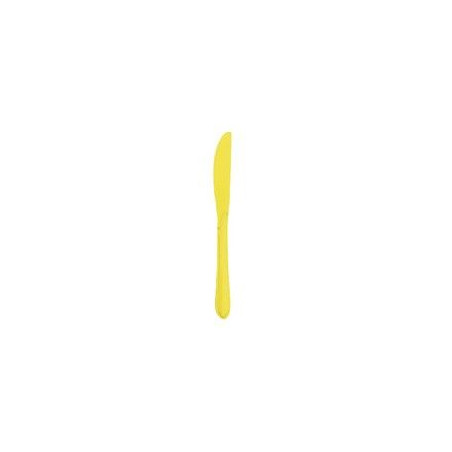 Cuchillos amarillo 10 und