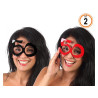 Gafas 50 cumpleanos roja o negra