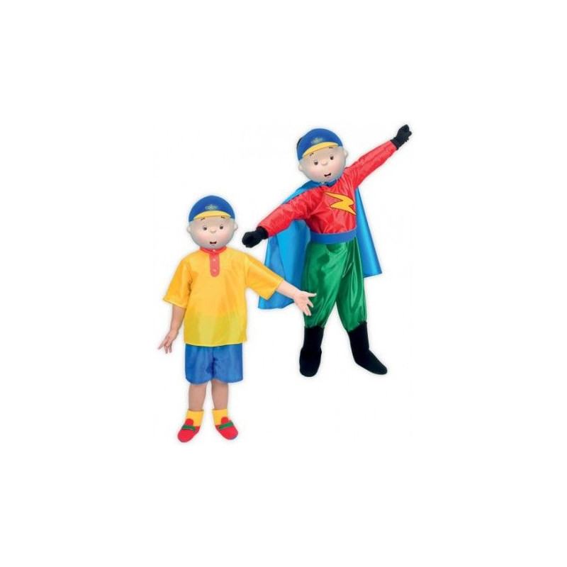 Disfraz caillou para nino 2 en 1 talla 5 7 anos