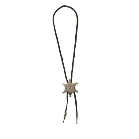 Estrella sheriff con colgante metalica