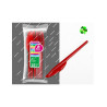 Cuchillo rojo grande 15 unidades plastico